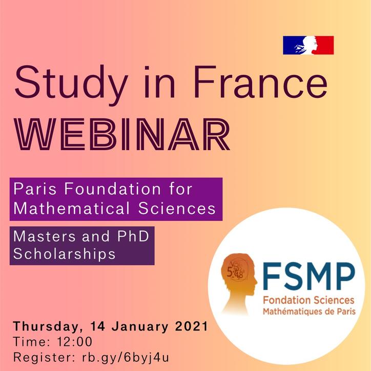 Study in France Webinar: Paris Foundation for Mathematical Sciences