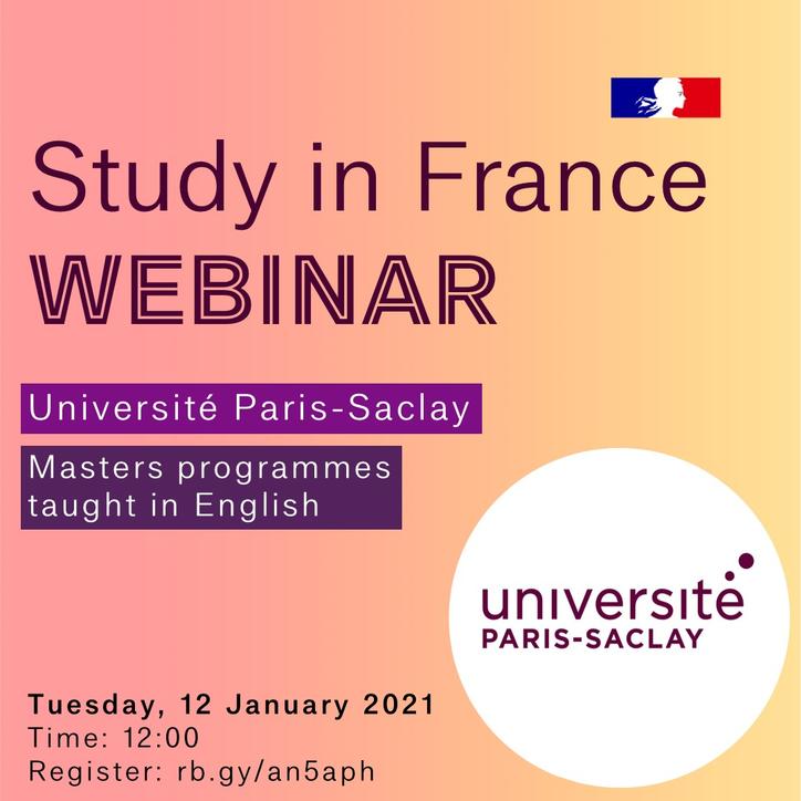 Study in France Webinar: Paris-Saclay