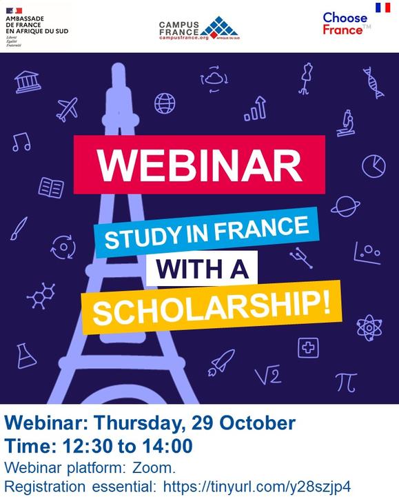 Study in France Webinar: Scholarships