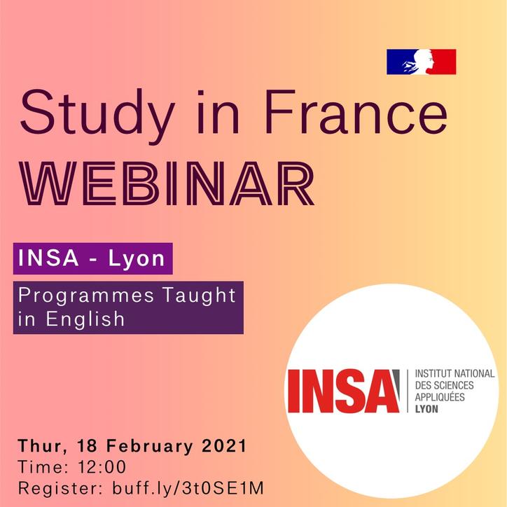 Study in France Webinar: INSA-Lyon